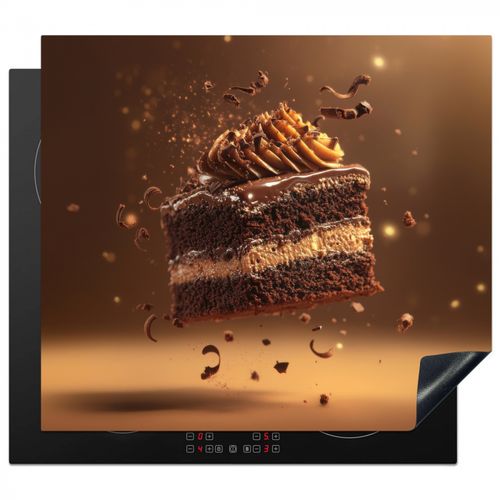 Herdabdeckplatte - Torte - Schokolade - Essen - Brownie