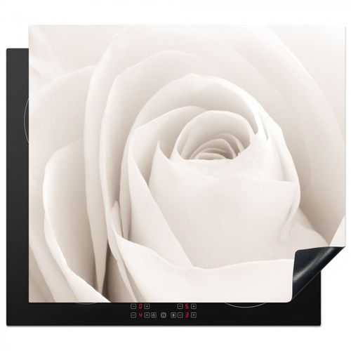 Herdabdeckplatte - Sepia-Rose Spirale