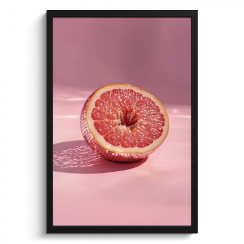 Bilder mit Rahmen - Grapefruit - Rosa - Disco - Glänzend