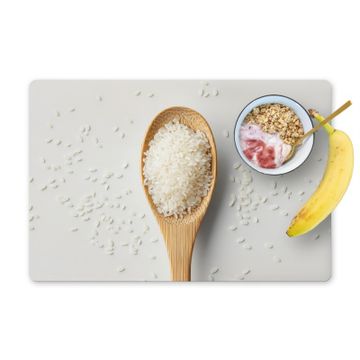 Tischset - Holz - Löffel - Reis - 6 Stück