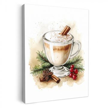 Leinwandbilder - Winter - Kaffee - Warm - Dekoration