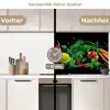 Groente - Splash - Zwart keuken achterwand 2 middel -voor-na2_DE