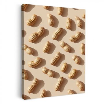 Leinwandbilder - Peanuts - Muster - Beige