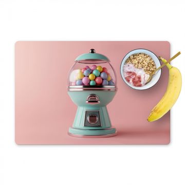 Tischset - Kaugummi - Retro - Bonbon - Rosa - 6 Stück