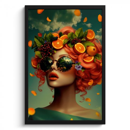 Bilder mit Rahmen - Weiblich - Orange - Beere - Orange