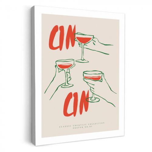 Leinwandbilder - Cocktail-Trio