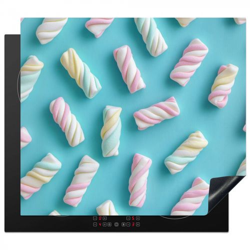 Herdabdeckplatte - Speck - Pastell - Bonbon - Blau