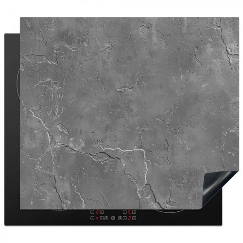 Herdabdeckplatte - Beton - Grau - Abstrakt - Betonoptik