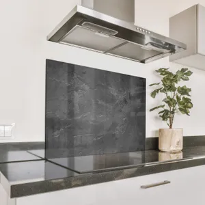 Spritzschutz Küche - Vergessene Beton-Leinwand