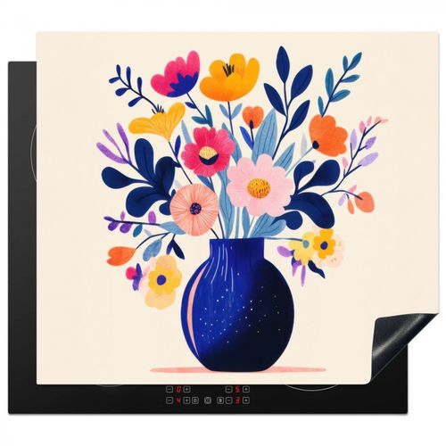 Herdabdeckplatte - Vase - Blumen - Blumenstrauß
