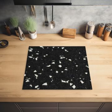 Herdabdeckplatte - Abstraktes Terrazzo-Mosaik