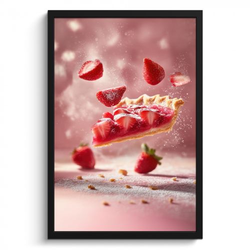 Erdbeere - Torte - Essen - Rosa