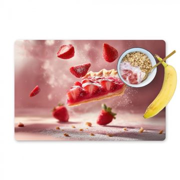 Tischset - Erdbeere - Torte - Essen - Rosa - 6 Stück