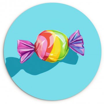 Runde Bilder - Blau - Bonbon - Regenbogen