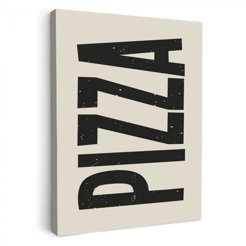 Leinwandbilder - Pizza - Dekoration - Japandi - Jahrgang