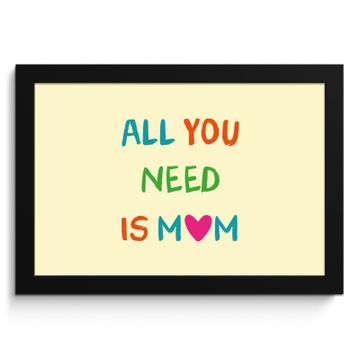 Bilder mit Rahmen - Herz - Mutter - Text - Bunt