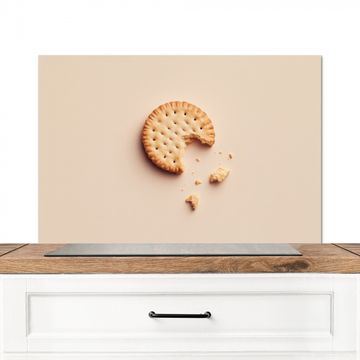 Spritzschutz Küche - Keks - Krümel - beige