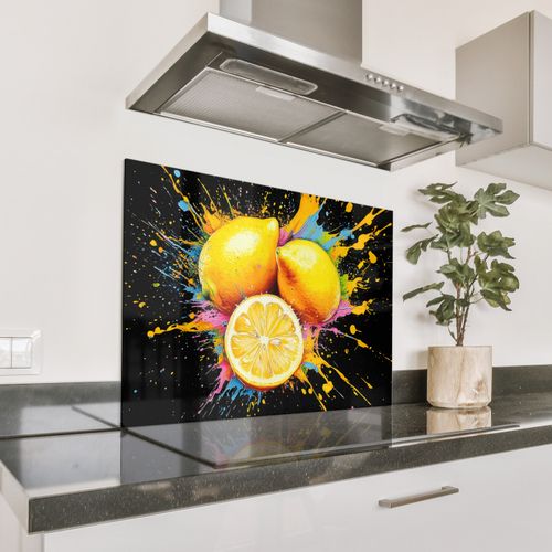Zitrone - Graffiti - Farbenfroh - Farbe - Modern