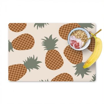 Tischset - Ananas-Verkettung - 6 Stück