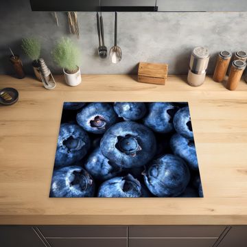 Herdabdeckplatte - Beeren - Blau - Obst