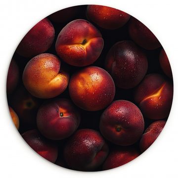 Runde Bilder - Obst - Nahaufnahme - Nektarinen