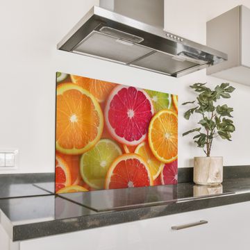 Spritzschutz Küche - Obst - Bunt - Nahaufnahme