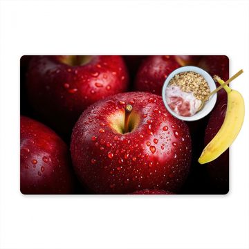 Tischset - Rot - Äpfel - Obst - 6 Stück