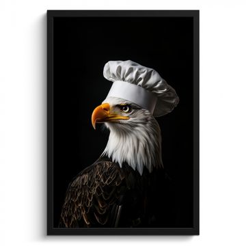 Bilder mit Rahmen - Adler - Amerika - Kochmütze - Vogel - Cool