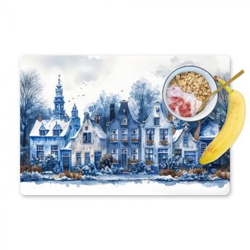 Tischset - Wintertraum in Delft - 6 Stück