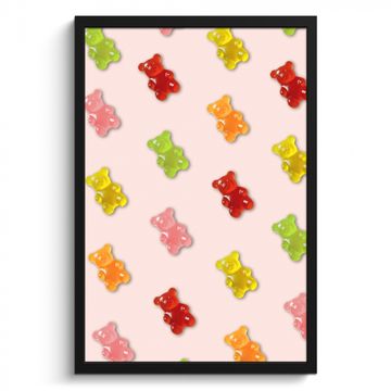 Bilder mit Rahmen - Farbe - Bonbon - Rosa