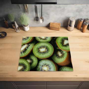 Herdabdeckplatte - Kiwi - Obst - Grün