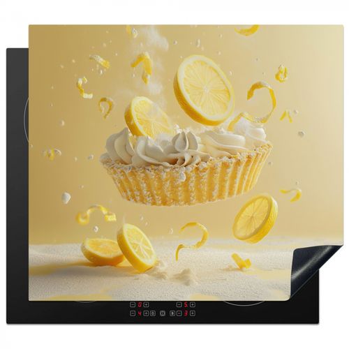 Herdabdeckplatte - Zitrone - Kuchen - Lebensmittel - Gelb