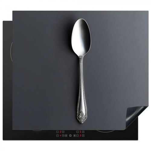 Herdabdeckplatte - Silber - Metall - Löffel