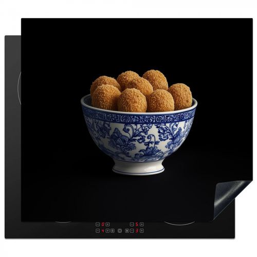 Herdabdeckplatte - Delfter Blau - Bitterballen - Holland - Schale