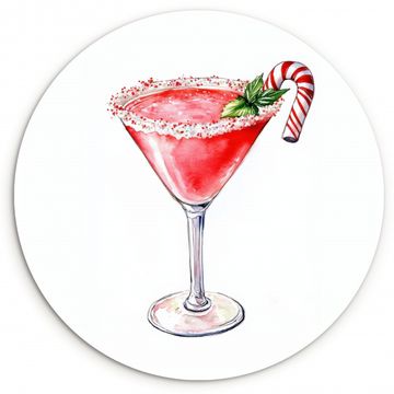 Runde Bilder - Cocktail - Getränk - Winter - Kunst