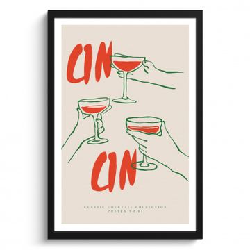 Bilder mit Rahmen - Cocktail-Trio