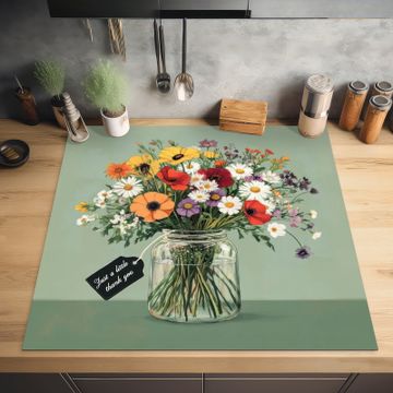 Blumen - Vase - Karte