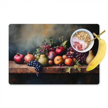 Tischset - Rustikal - Stilleben - Obst - 6 Stück