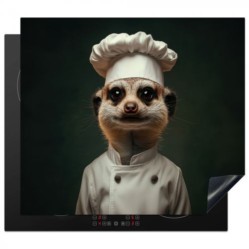 Herdabdeckplatte - Tier - Koch - Erdmännchen
