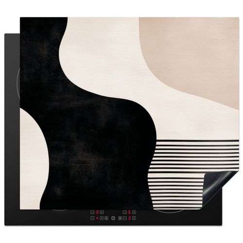 Herdabdeckplatte - Abstrakt - Japandi - Beige - Modern