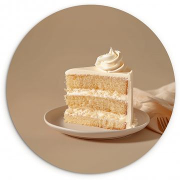 Runde Bilder - Vanillekuchen - Torte - Cremig