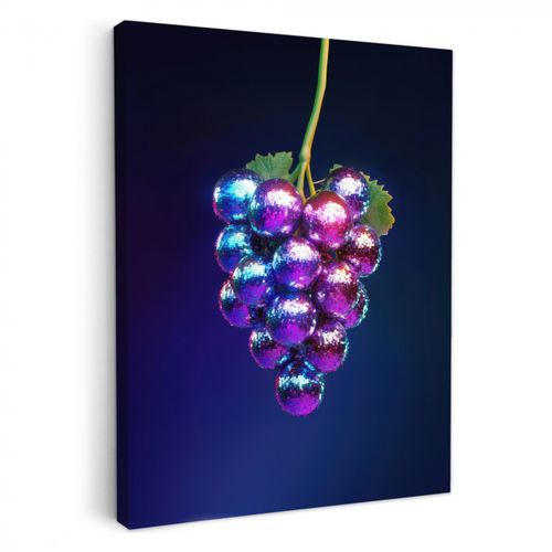 Leinwandbilder - Lila - Disco - Party - Weintraube