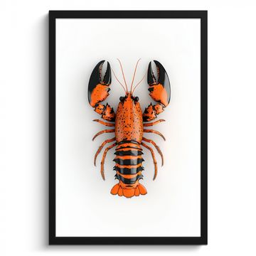 Bilder mit Rahmen - Krebs - Schwarz - Orange - Weiß - Einzigartig