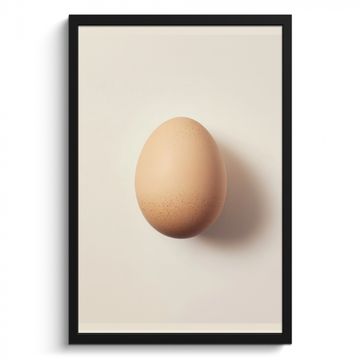 Bilder mit Rahmen - Ei - Beige - Oval - Oval