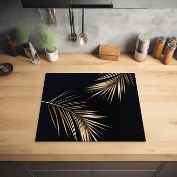 Herdabdeckplatte - Goldene Eleganz der Tropen