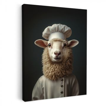 Leinwandbilder - Schaf - Wolle - Koch
