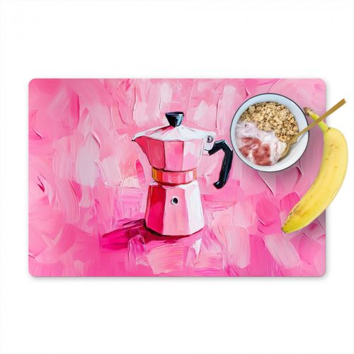 Rosa - Farbe - Kaffee - 6 Stück