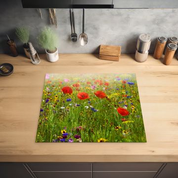 Herdabdeckplatte - Wildblumenreichtum im Sommer