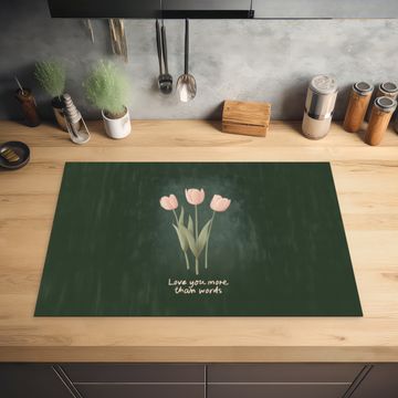 Tulpen - Rosa - Text - Liebe