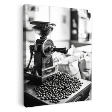 Leinwandbilder - Kaffeemühle - Gemahlen - Vintage